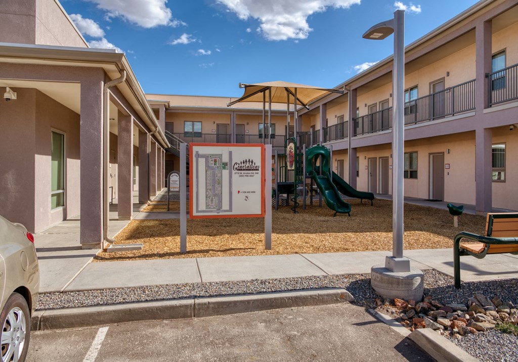 Playground at Generations at West Mesa Apartments in Albuquerque NM 4-2020