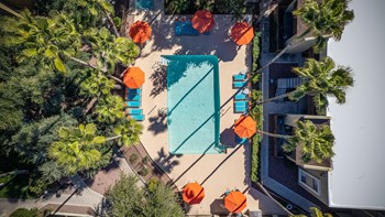 Pool Aerial at River Oaks Apartments in Tucson Arizona - Photo Gallery 24