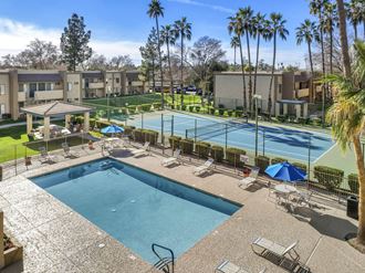 Pool Area at Shorebird Apartments in Mesa Arizona