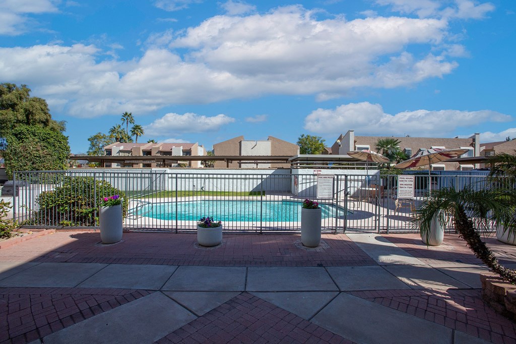 Pool Area at University Park Apartments in Tempe AZ