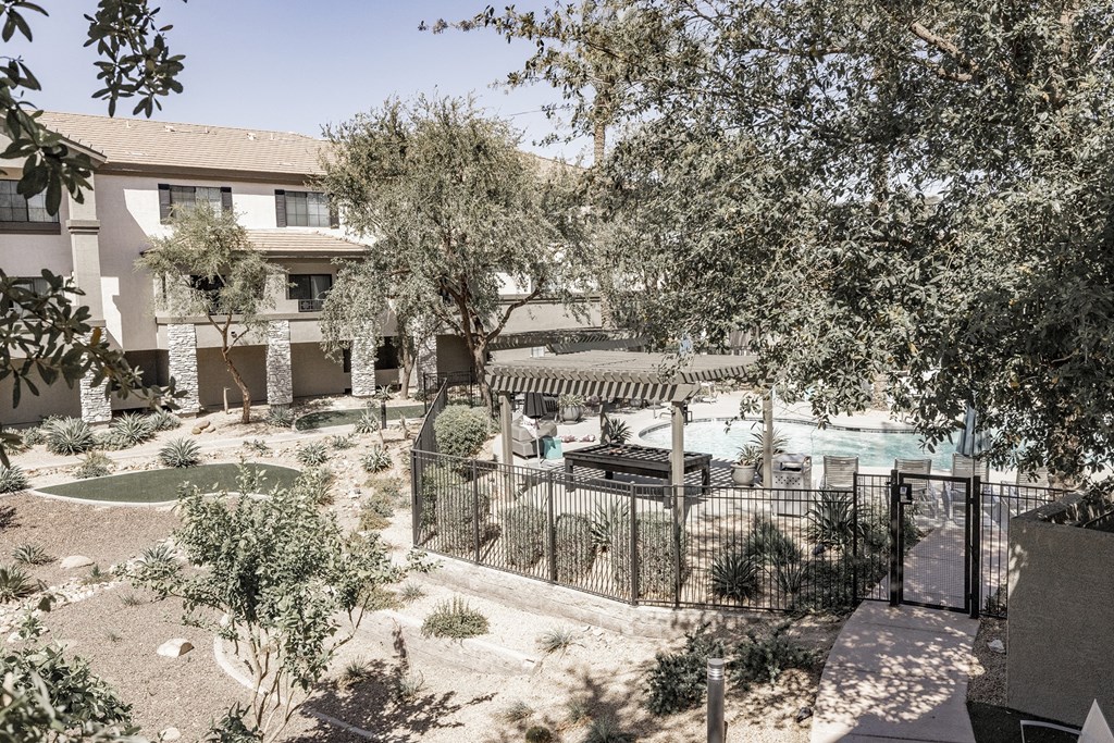 Pool Exterior at Haven Townhomes at P83 in Peoria Arizona