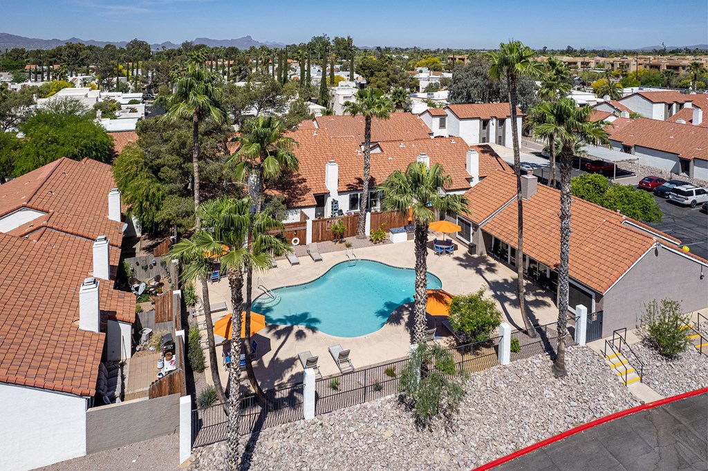 Pool and Community at Orange Tree Village Apartments in Tucson AZ