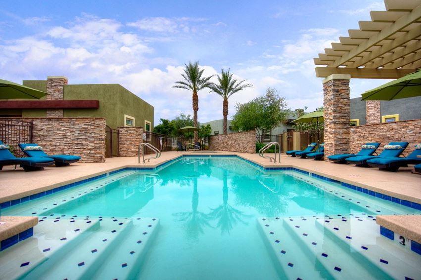 Pool & Pool Patio at Palm Valley Villas in Goodyear, AZ - Photo Gallery 1