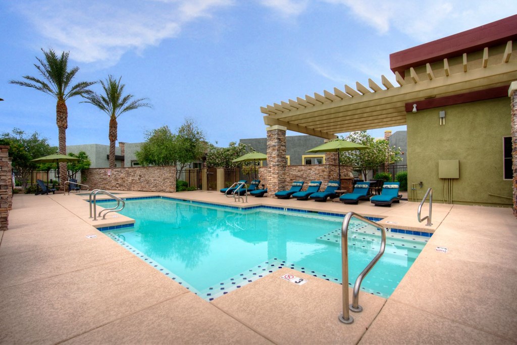 Pool & Pool Patio at Palm Valley Villas in Goodyear, AZ