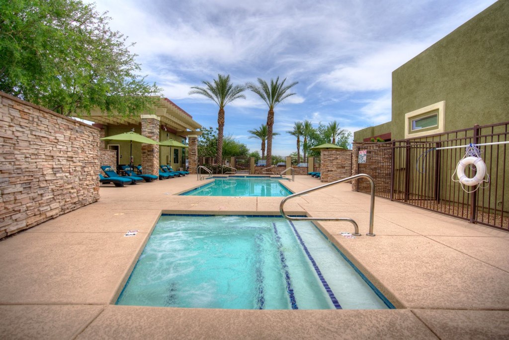 Pool & Pool Patio at Palm Valley Villas in Goodyear, AZ