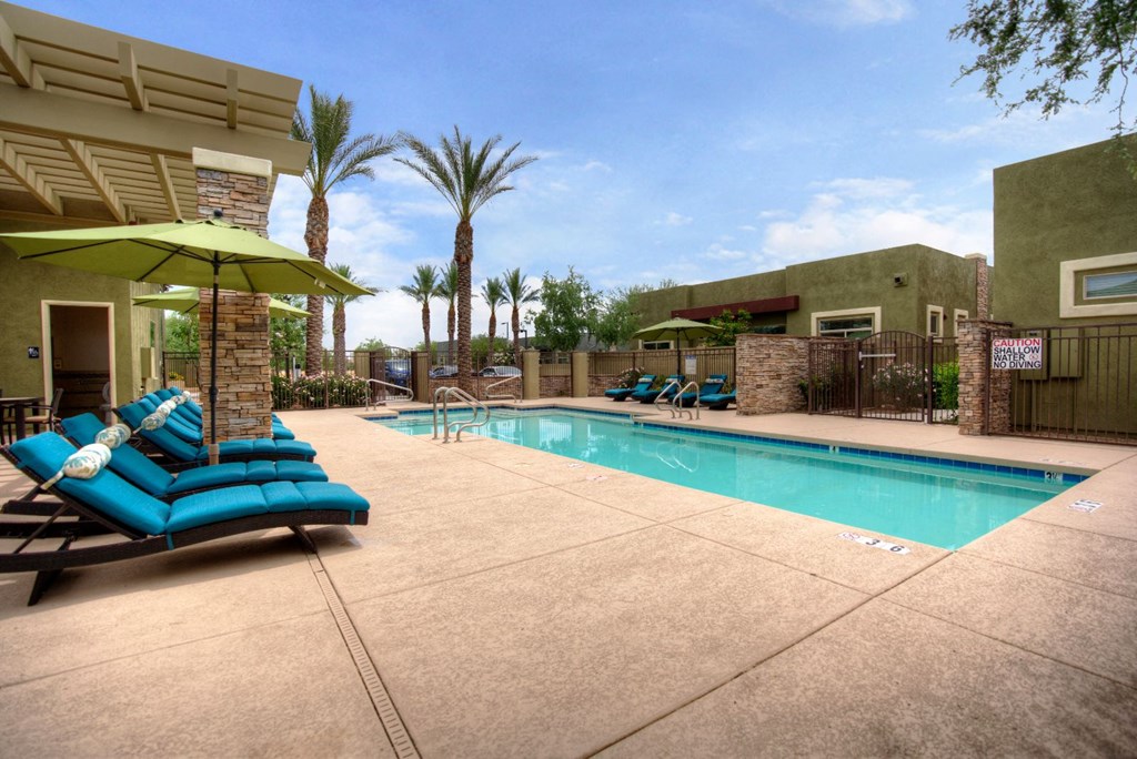 Pool & Pool Patio at Palm Valley Villas in Goodyear, AZ