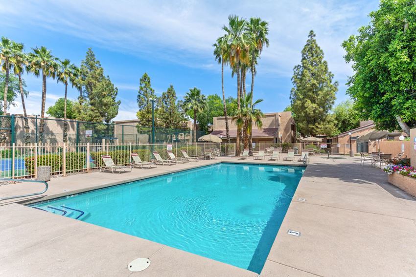 Pool & Pool Patio at Shorebird Apartments in Mesa, AZ - Photo Gallery