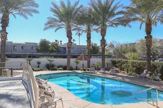 Pool & Pool Patio at Villa Contento Apartments in Scottsdale, AZ