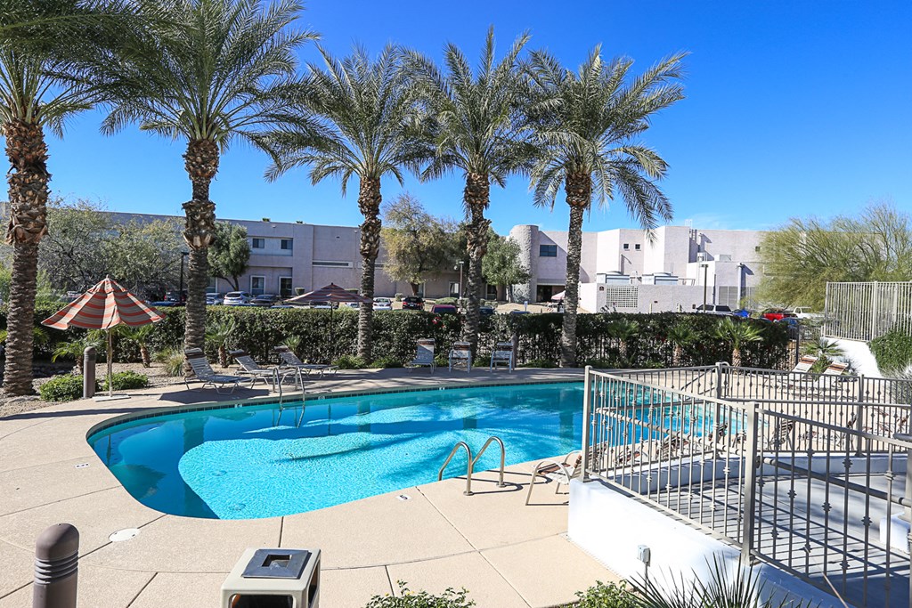 Pool & Pool Patio at Villa Contento Apartments in Scottsdale, AZ