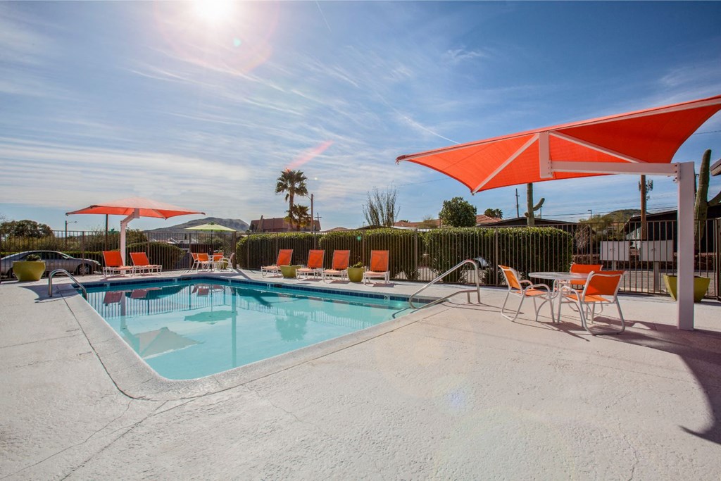 Pool & Pool Patio at Zona Village Apartments in Tucson, AZ