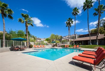 Pool and pool patio at Sunrise Ridge Apartments in Tucson AZ - Photo Gallery 2