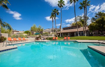 Pool and pool patio at Sunrise Ridge Apartments in Tucson AZ - Photo Gallery 4