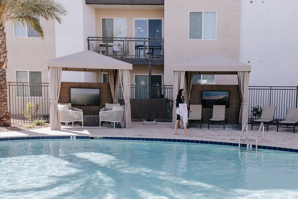 Pool at Amavida Marana Apartments in Marana Arizona