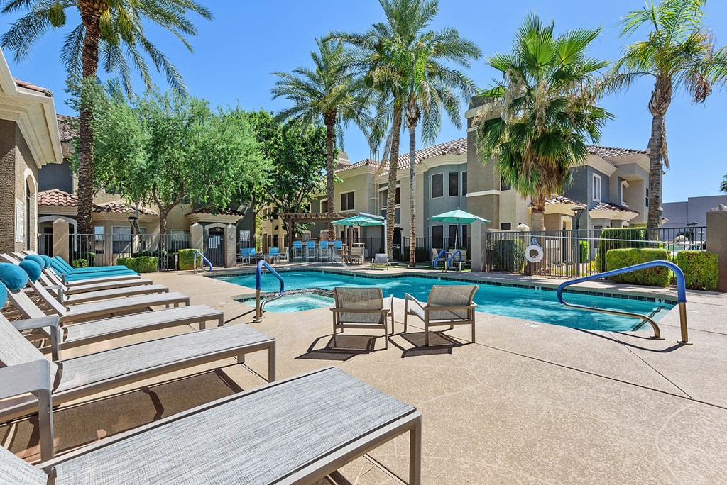 Pool at Cambria Apartments in Gilbert Arizona
