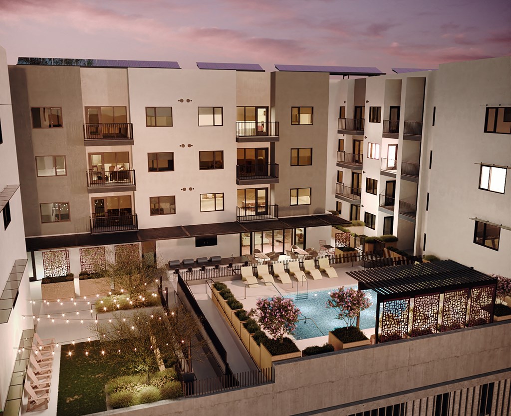 Pool at Eco Mesa Apartments in Mesa Arizona