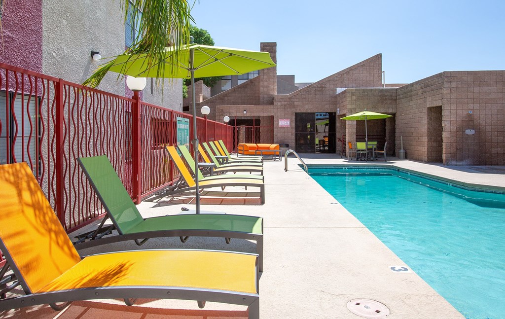 Pool at Nine90 Apartments in Tucson Arizona