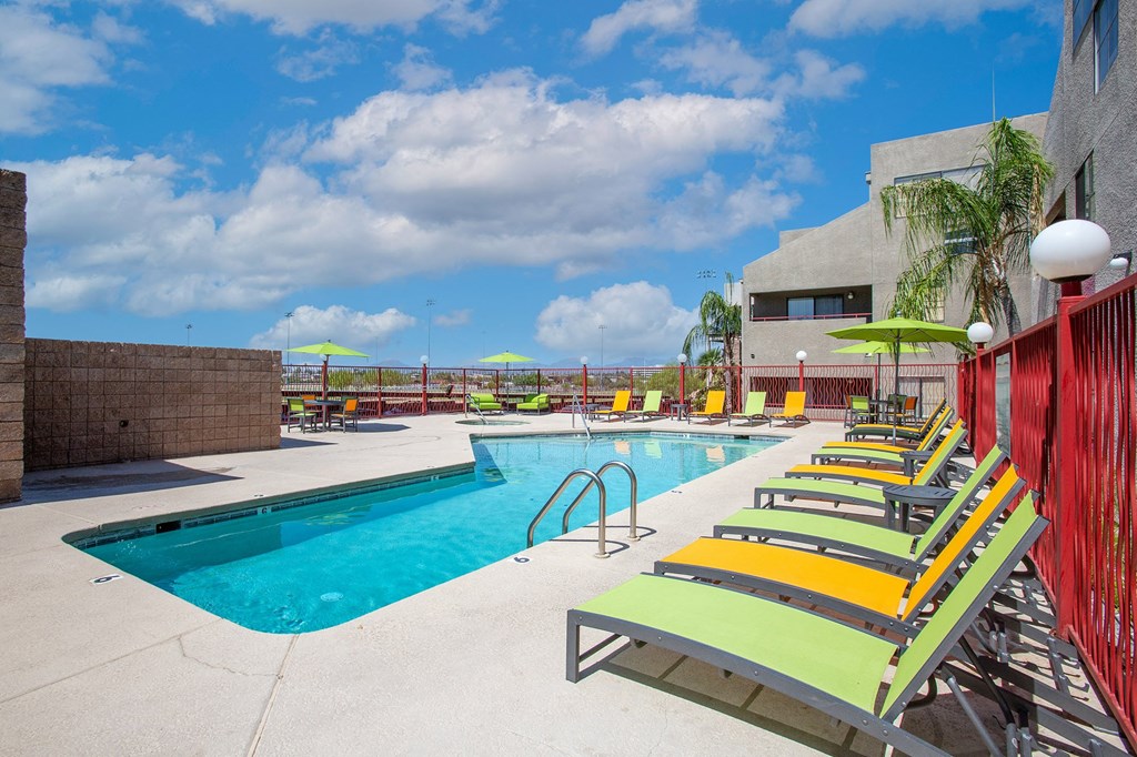 Pool at Nine90 Apartments in Tucson Arizona