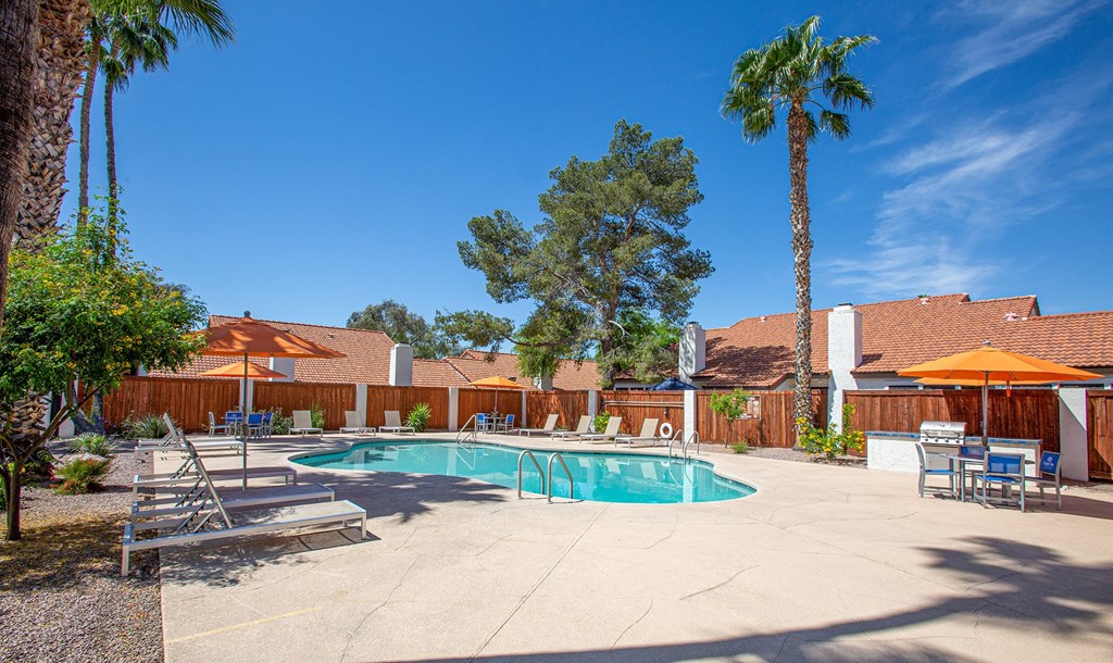 Pool at Orange Tree Village Apartments in Tucson AZ