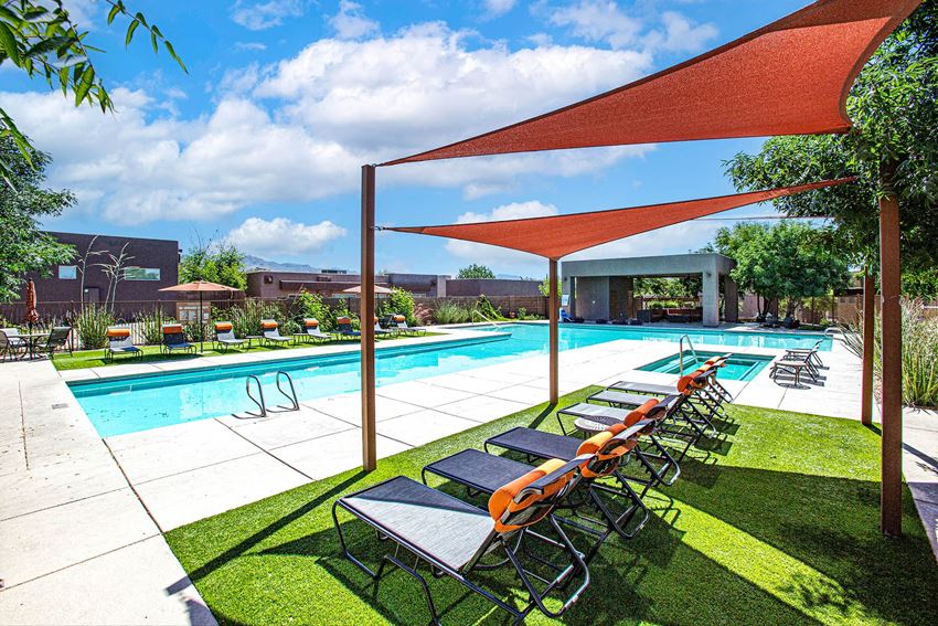 Pool at Sabino Vista Apartments in Tucson