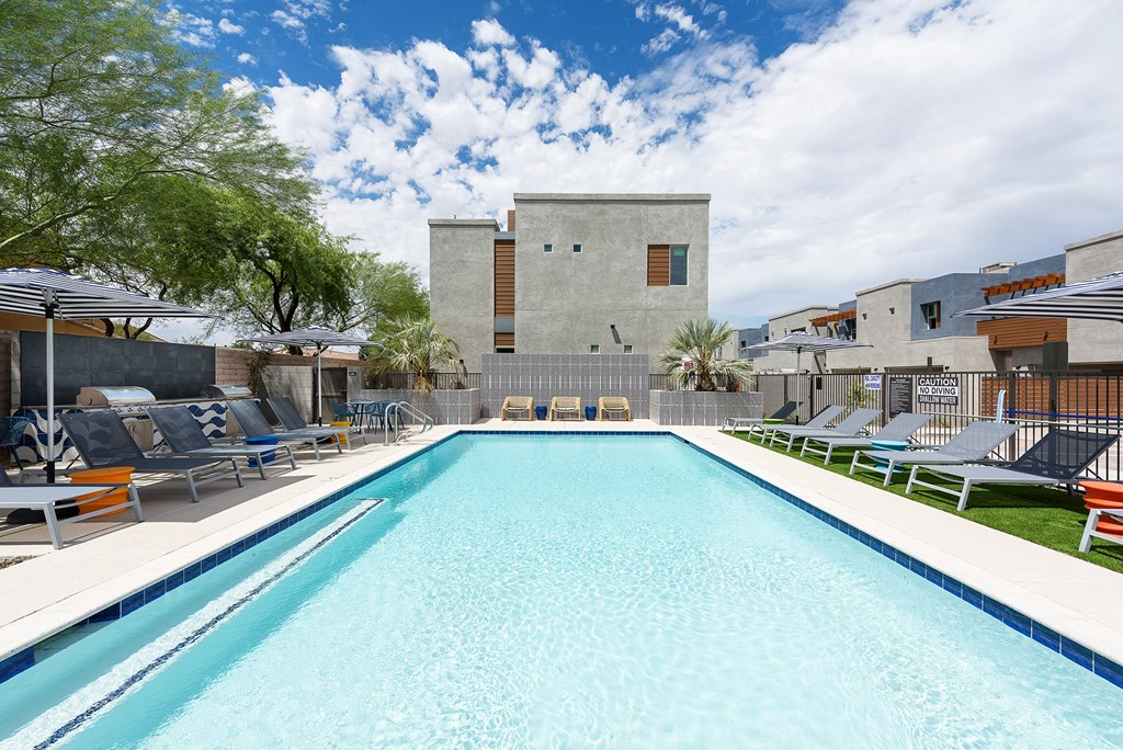 Pool at The Ashley Apartments in Chandler Arizona
