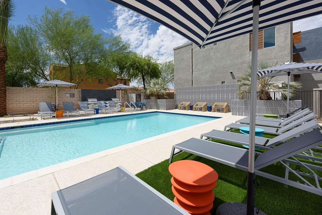 Pool at The Ashley Apartments in Chandler
