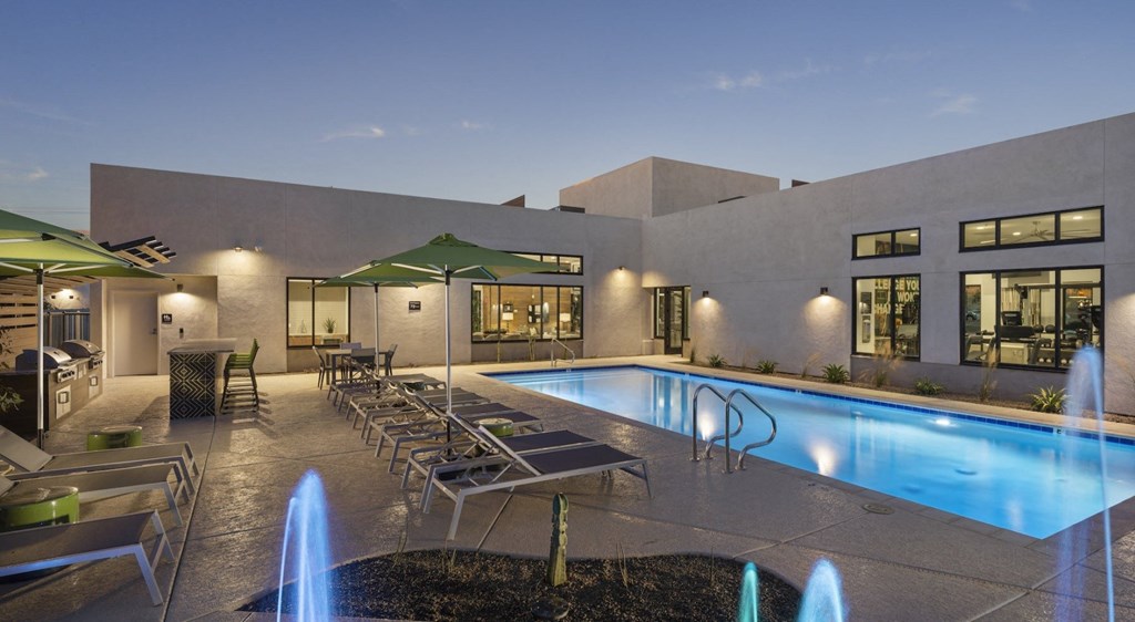Pool at The Prescott at Park West in Peoria Arizona