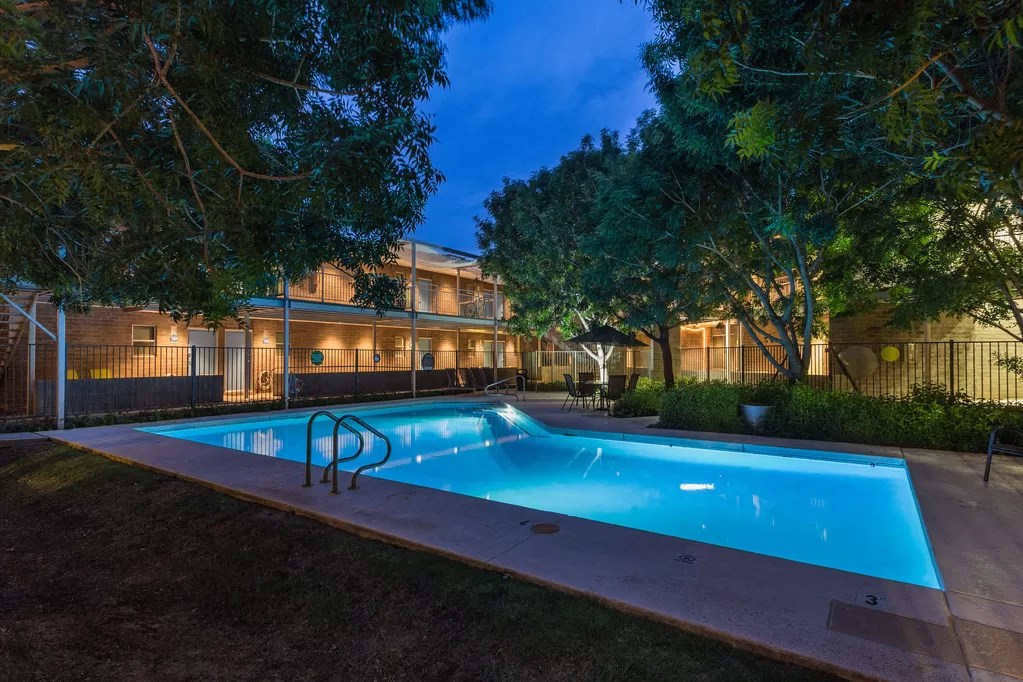 Pool at The Regency Apartments in Tempe AZ March 2020