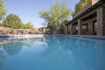 Pool at Tierra Pointe Apartments in Albuquerque NM October 2020 - Photo Gallery 11