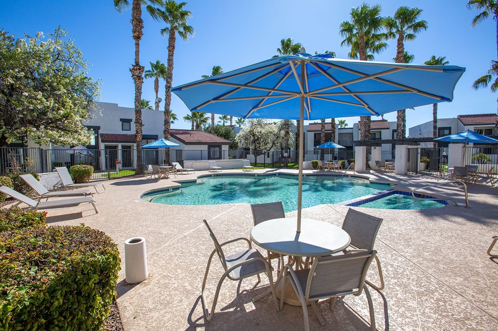 Pool at Townhomes on the Park in Phoenix Arizona 2023