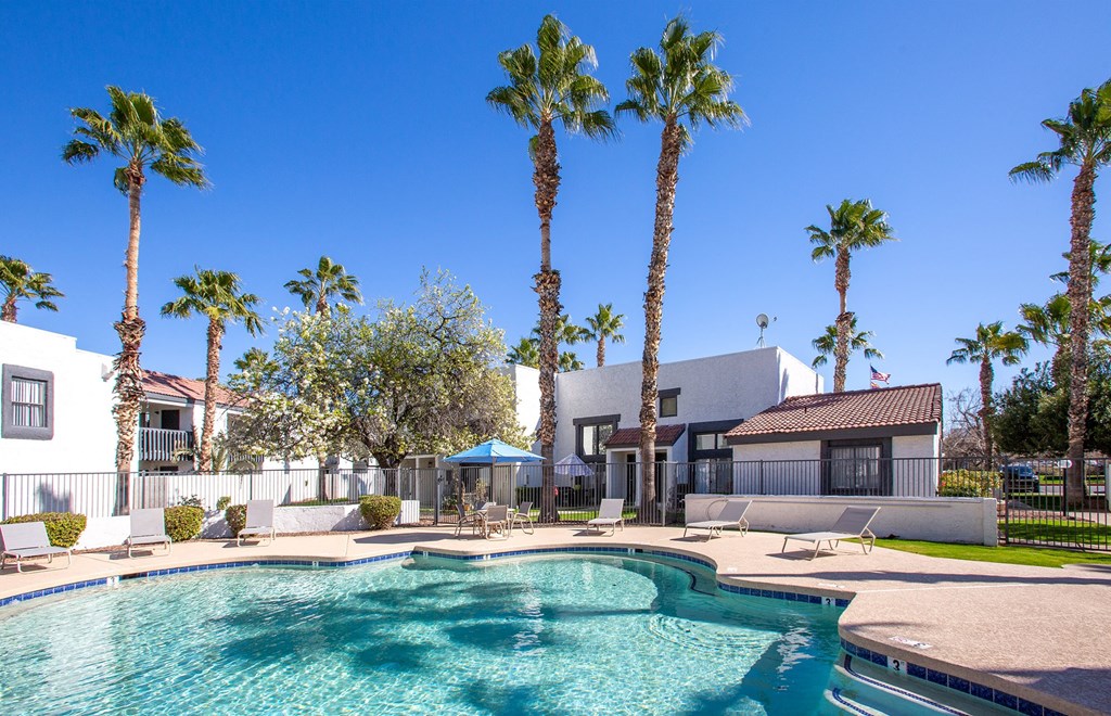 Pool at Townhomes on the Park in Phoenix Arizona 2023