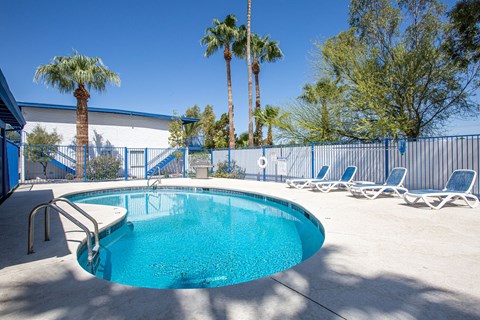 Pool at University Manor Apartments in Tucson Arizona