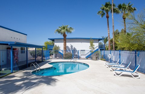 Pool at University Manor Apartments in Tucson Arizona