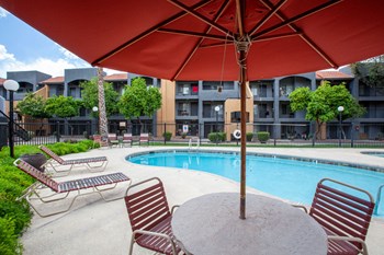 Pool pool patio at Casa Bella Apartments in Tucson AZ 4-2020 - Photo Gallery 3