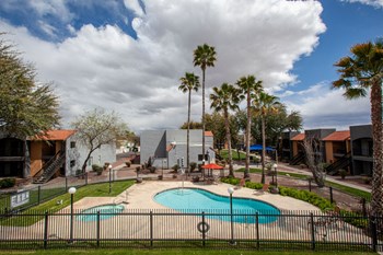 Pool pool patio at Casa Bella Apartments in Tucson AZ 4-2020 - Photo Gallery 2