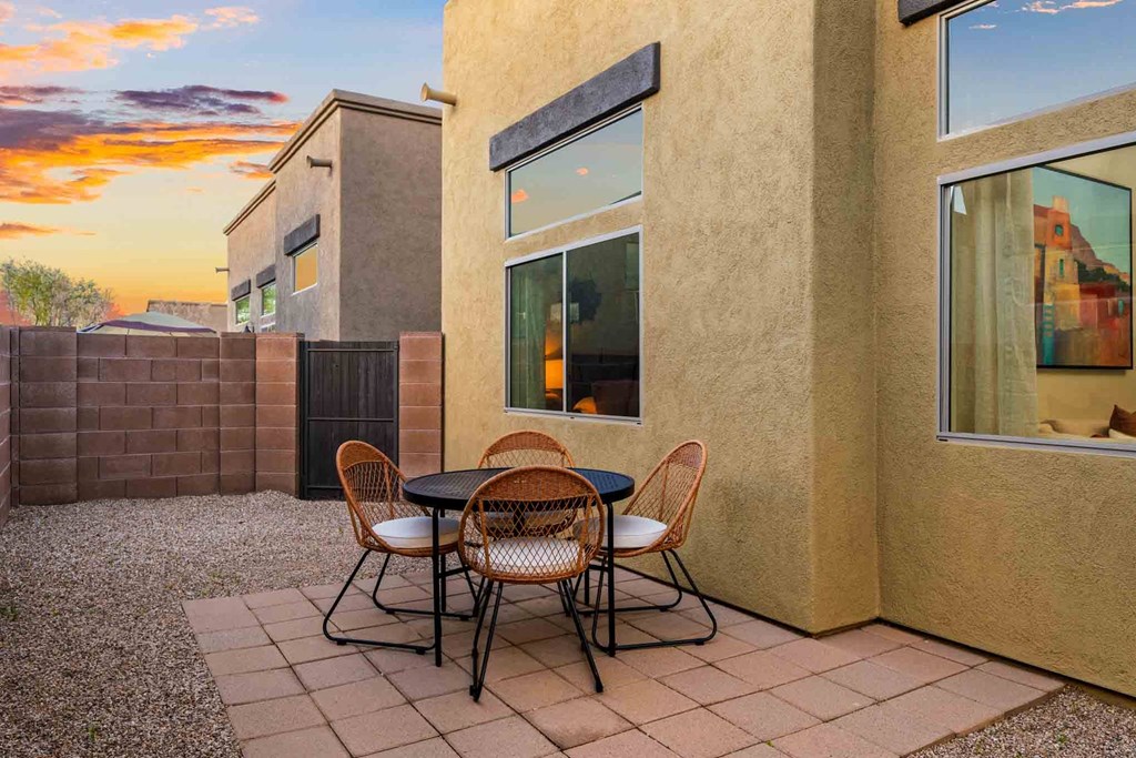 Private Backyards at Avilla Marana Apartment Homes in Tucson Arizona