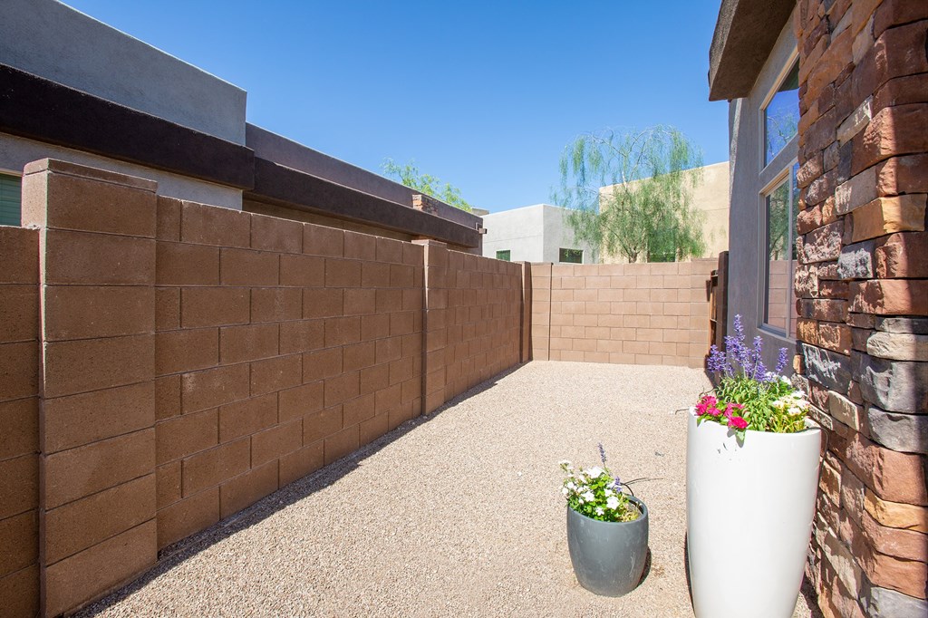Private Backyards at Sabino Vista Apartments in Tucson