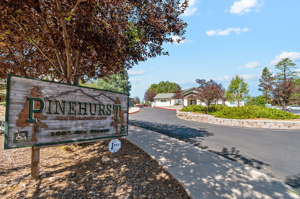 Property Sign at Pinehurst at Flagstaff in Flagstaff Arizona