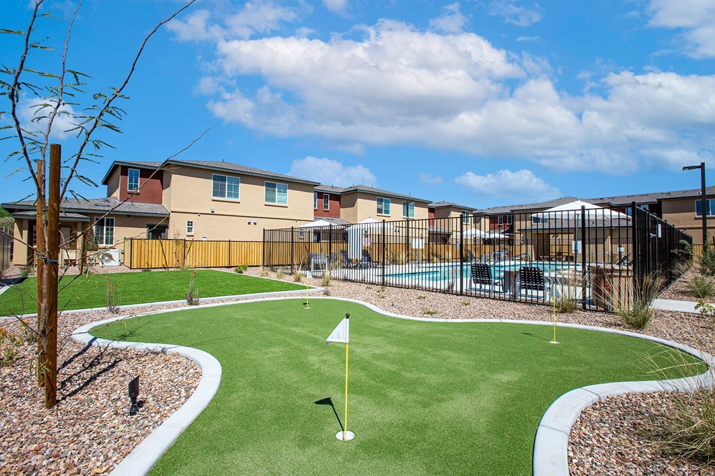 Putting Green at San Stefano Townhomes