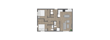 1B x 1.5B 2nd Ave Commons Floor Plan