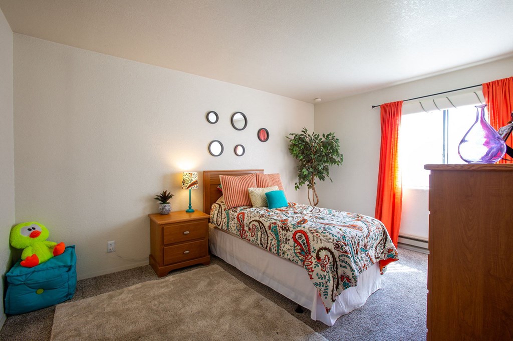 Second bedroom at Whispering Sands Apartments in Albuquerque
