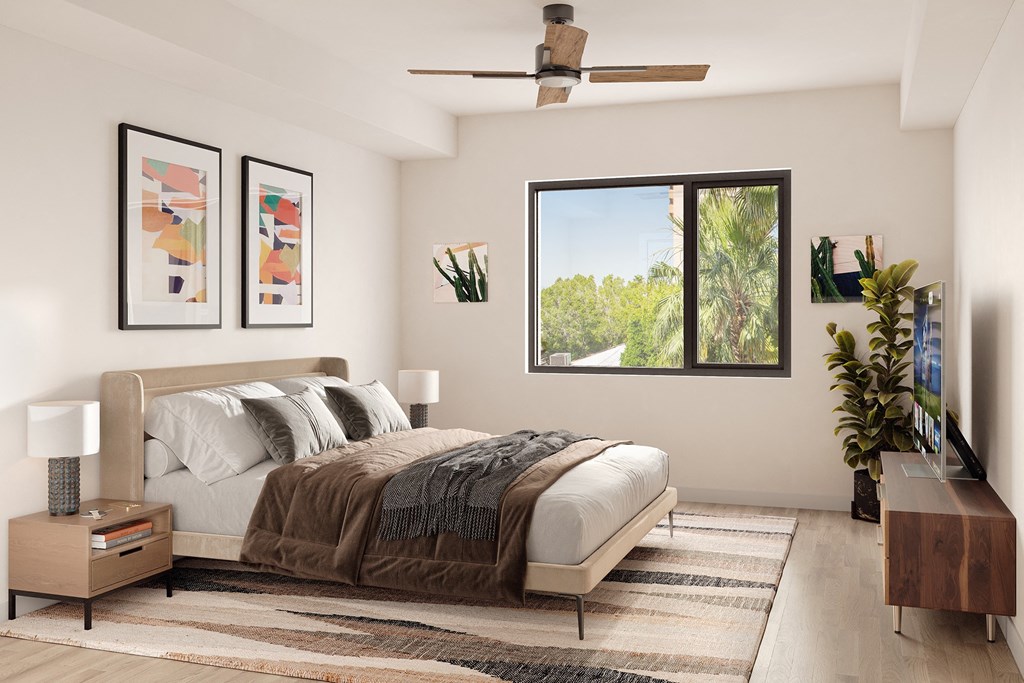 Spacious Bedroom at Eco Mesa Apartments in Mesa