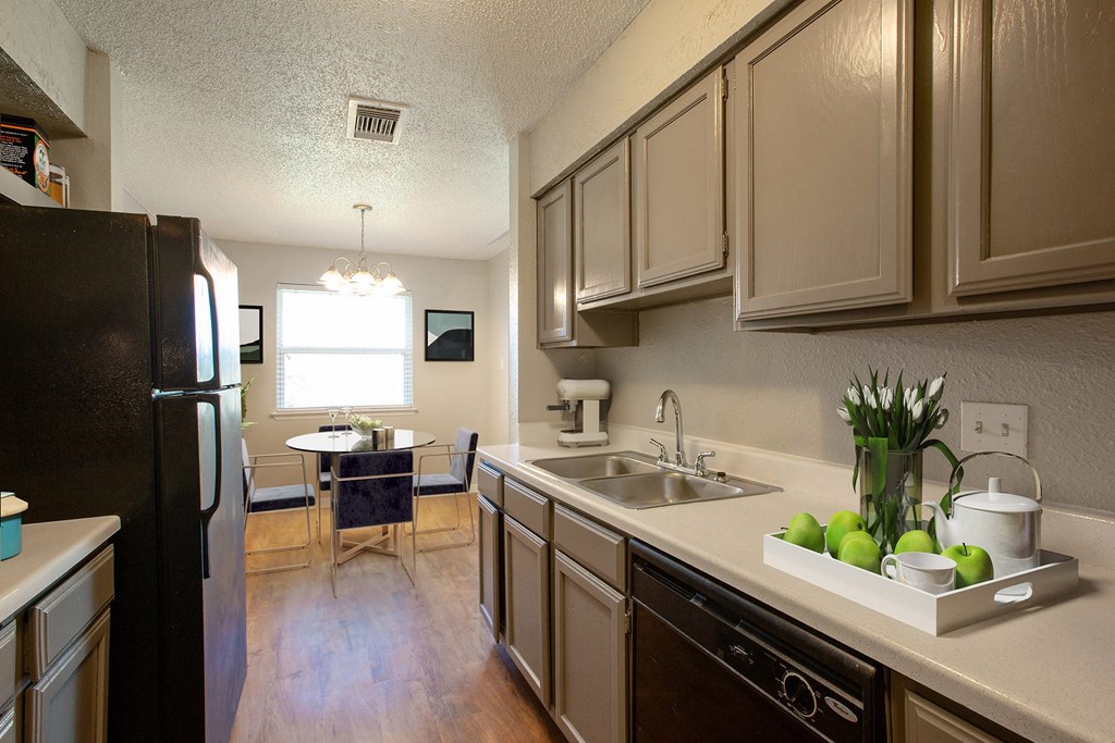 Spacious Kitchen at The Villas at Quail Creek Apartment Homes in Austin Texas