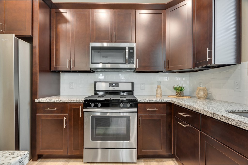 Stainless Steal Appliances at Bella Victoria Apartments in Mesa Arizona January 2021