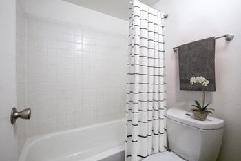 Studio Bathroom at Casa Del Coronado Apartments - Photo Gallery 5