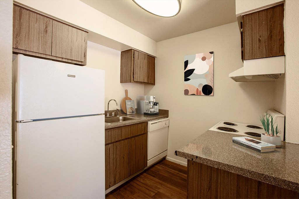 Studio Kitchen at River Oaks Apartments in Tucson