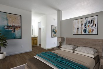 Studio bedroom at Casa Del Coronado Apartments - Photo Gallery 4