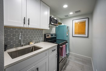 Studio kitchen at Polanco Apartments - Photo Gallery 16