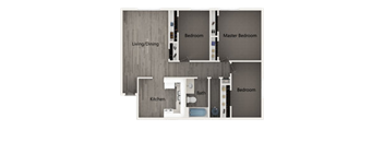 3 Bedroom 1 Bathroom