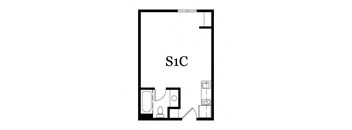 bedroom floor plan | the streeter luxury apartments