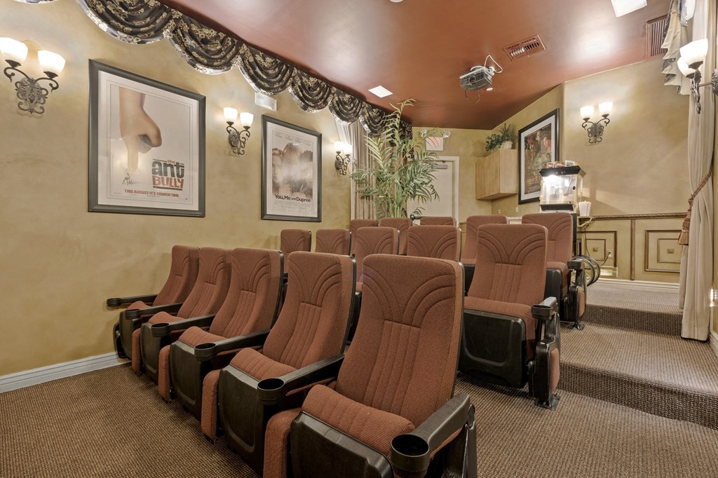 Theatre seating at La Borgata in Surprise AZ Feb 2020